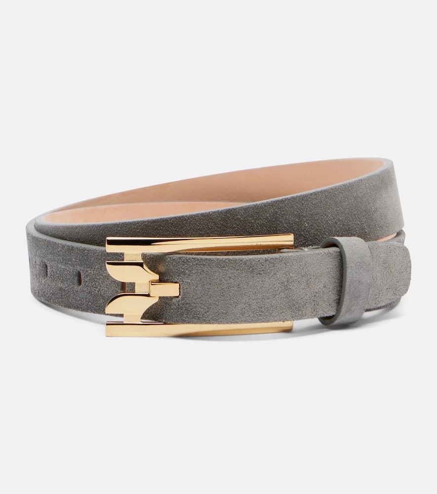 victoria beckham suede belt