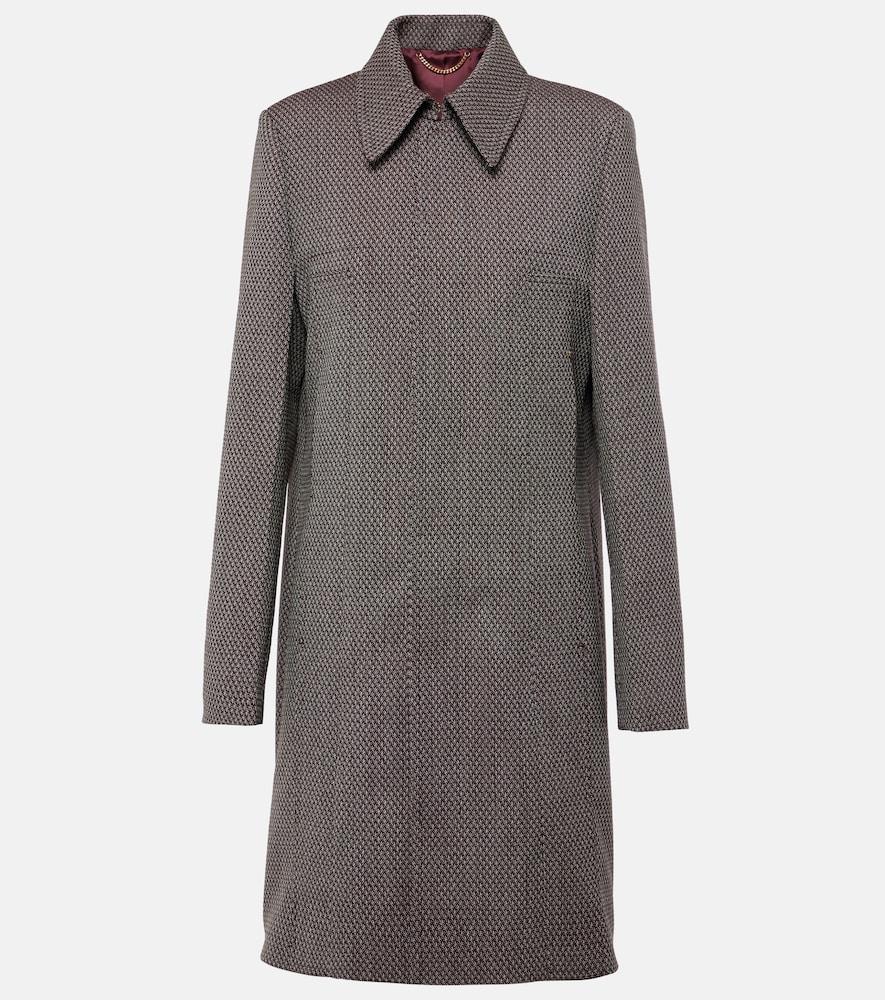victoria beckham tailored virgin wool coat
