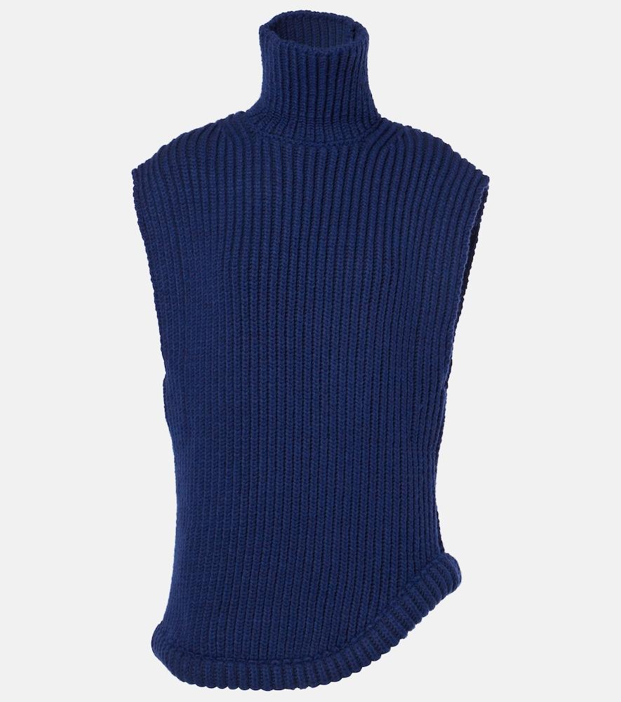 victoria beckham turtleneck sweater vest