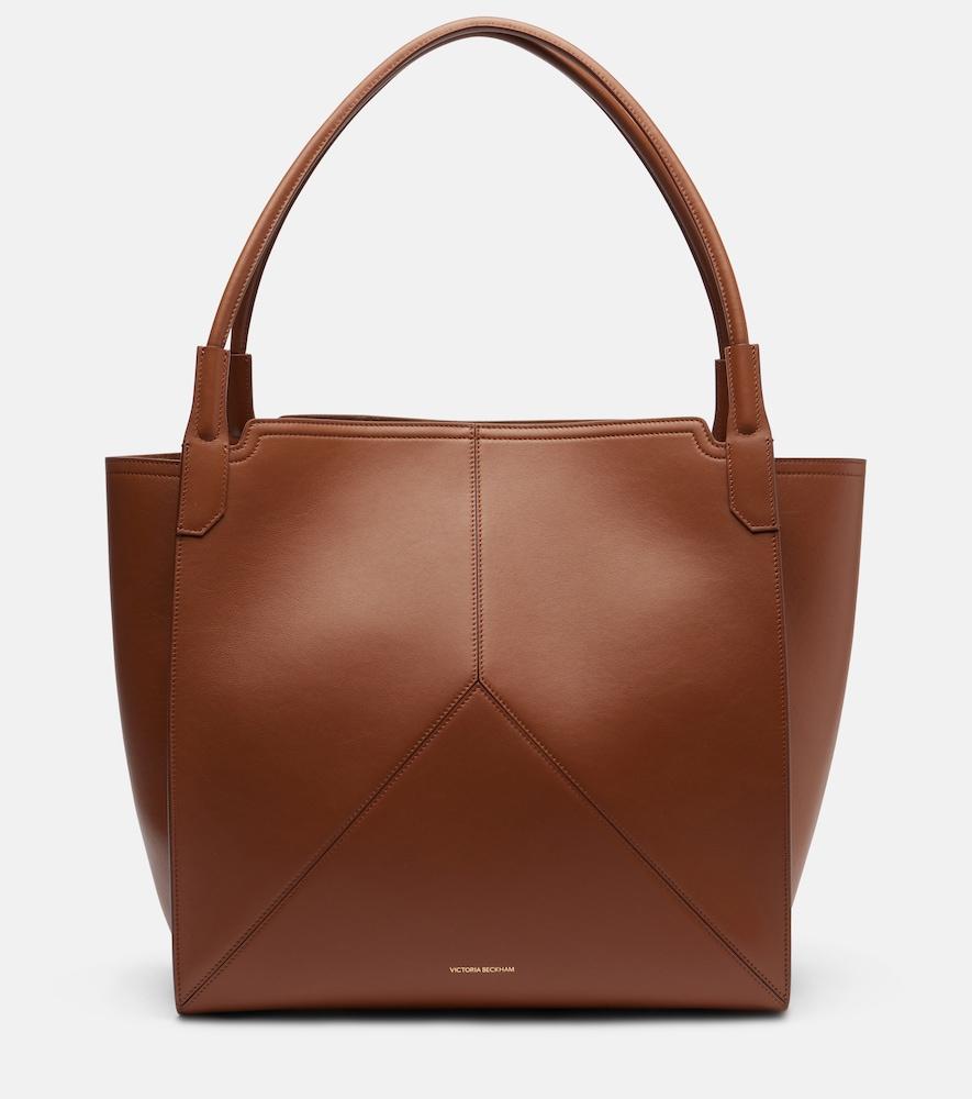 victoria beckham victoria large leather tote bag