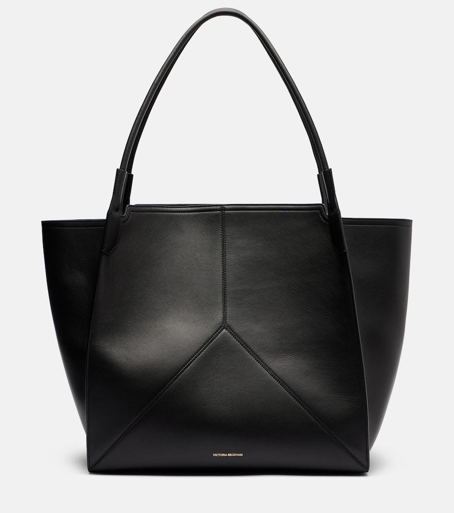 victoria beckham victoria large leather tote bag