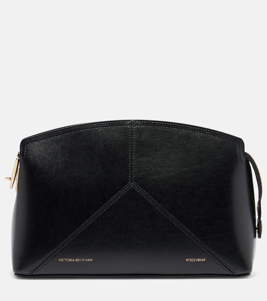 victoria beckham victoria leather clutch