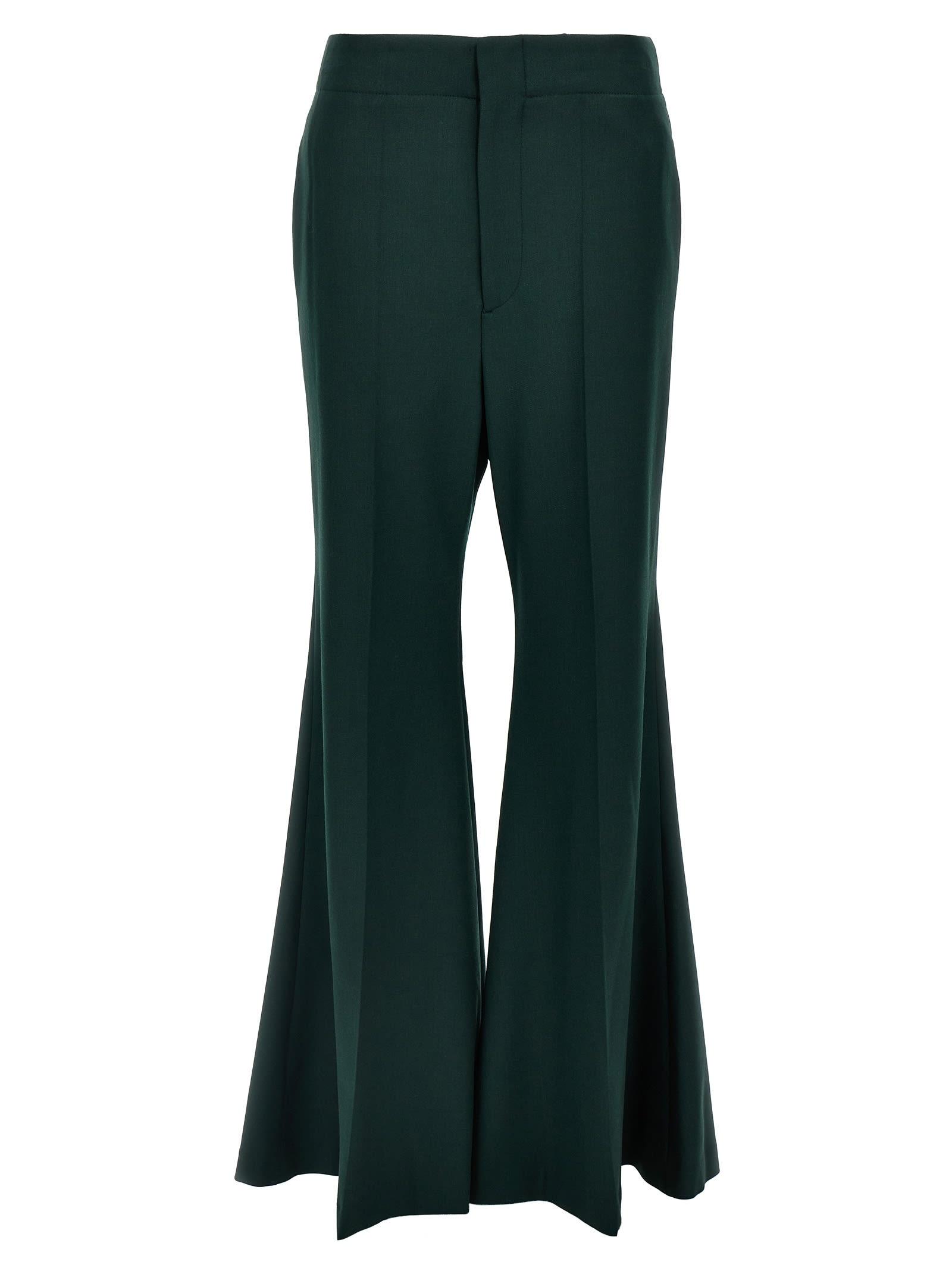 victoria beckham wide leg kick pants