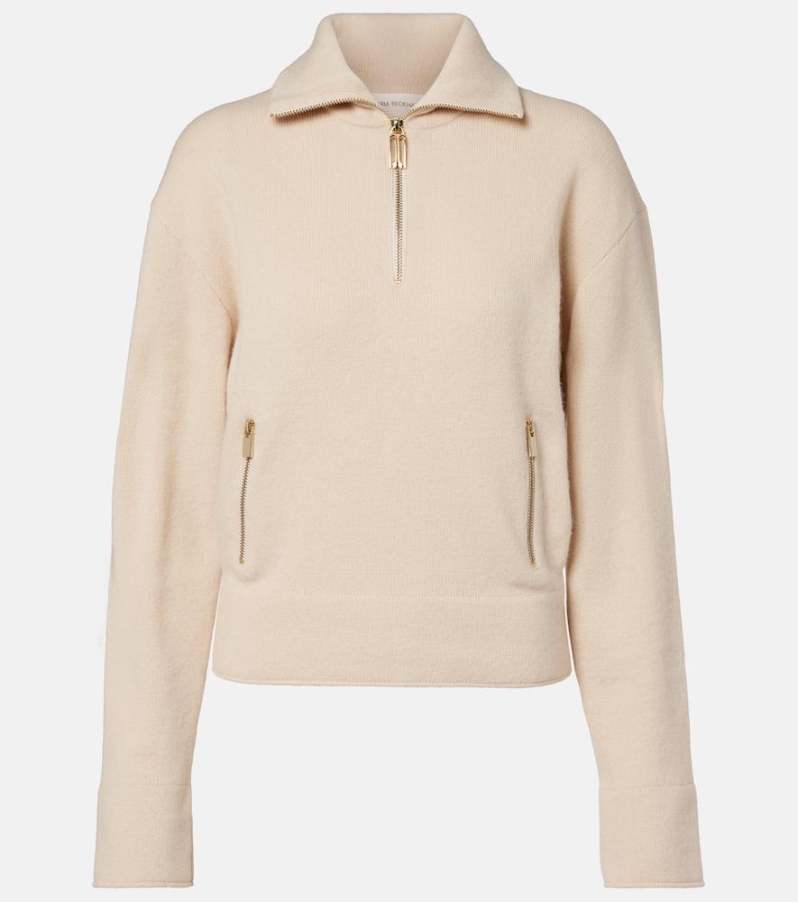 victoria beckham wool and cashmere half