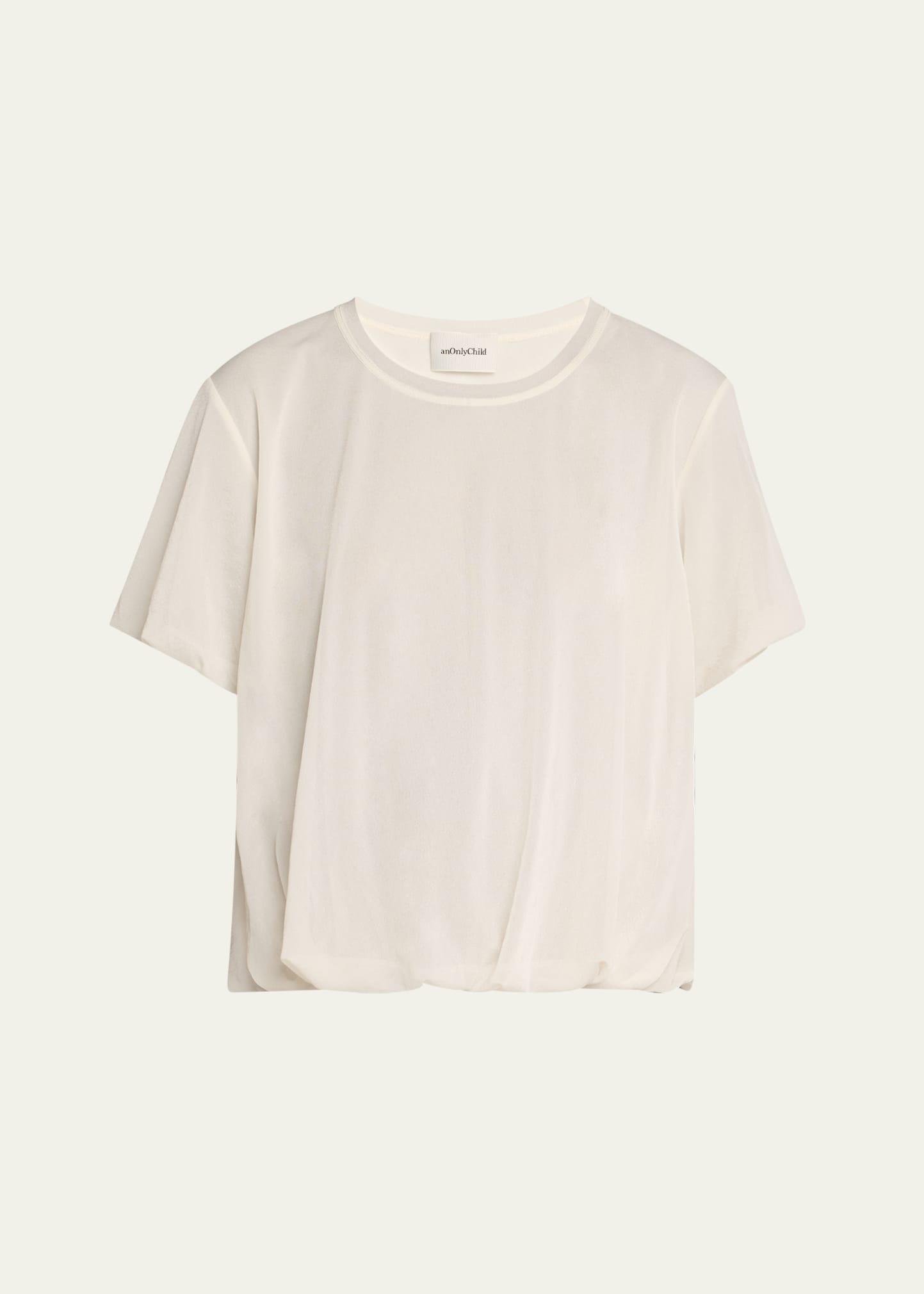 victoria elastic hem top