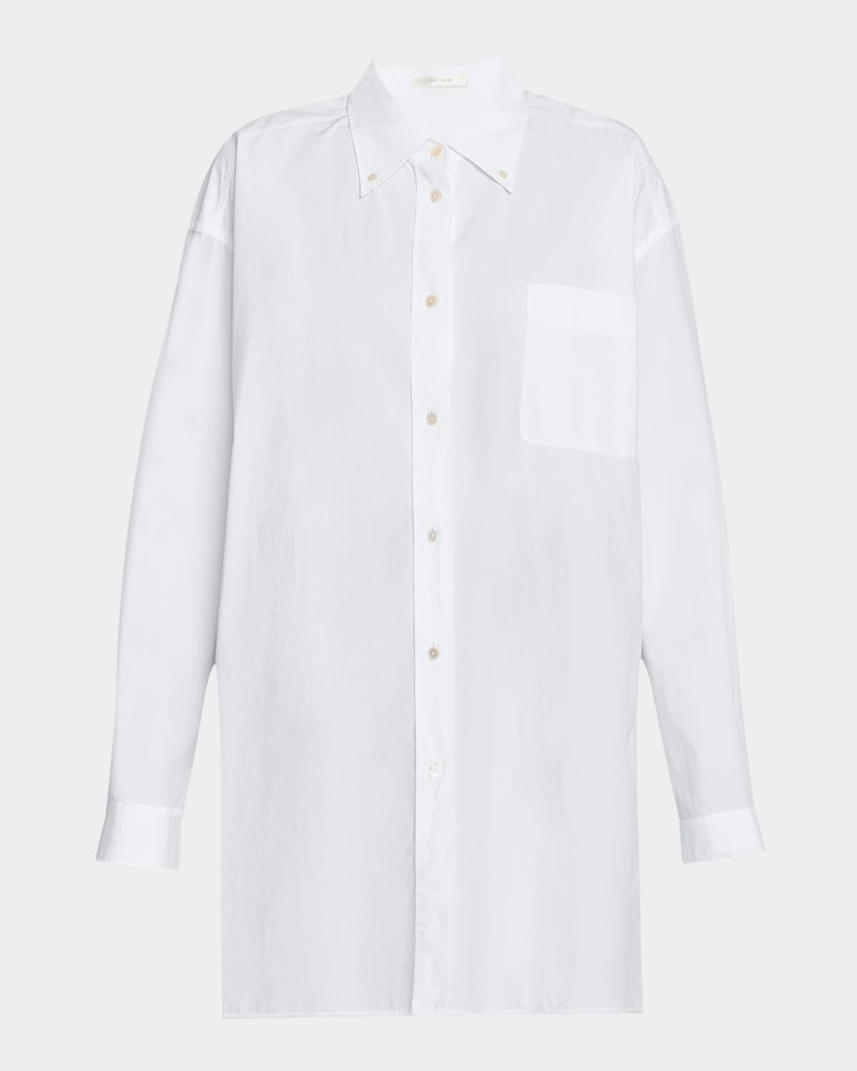 victoria oversized button-front shirt