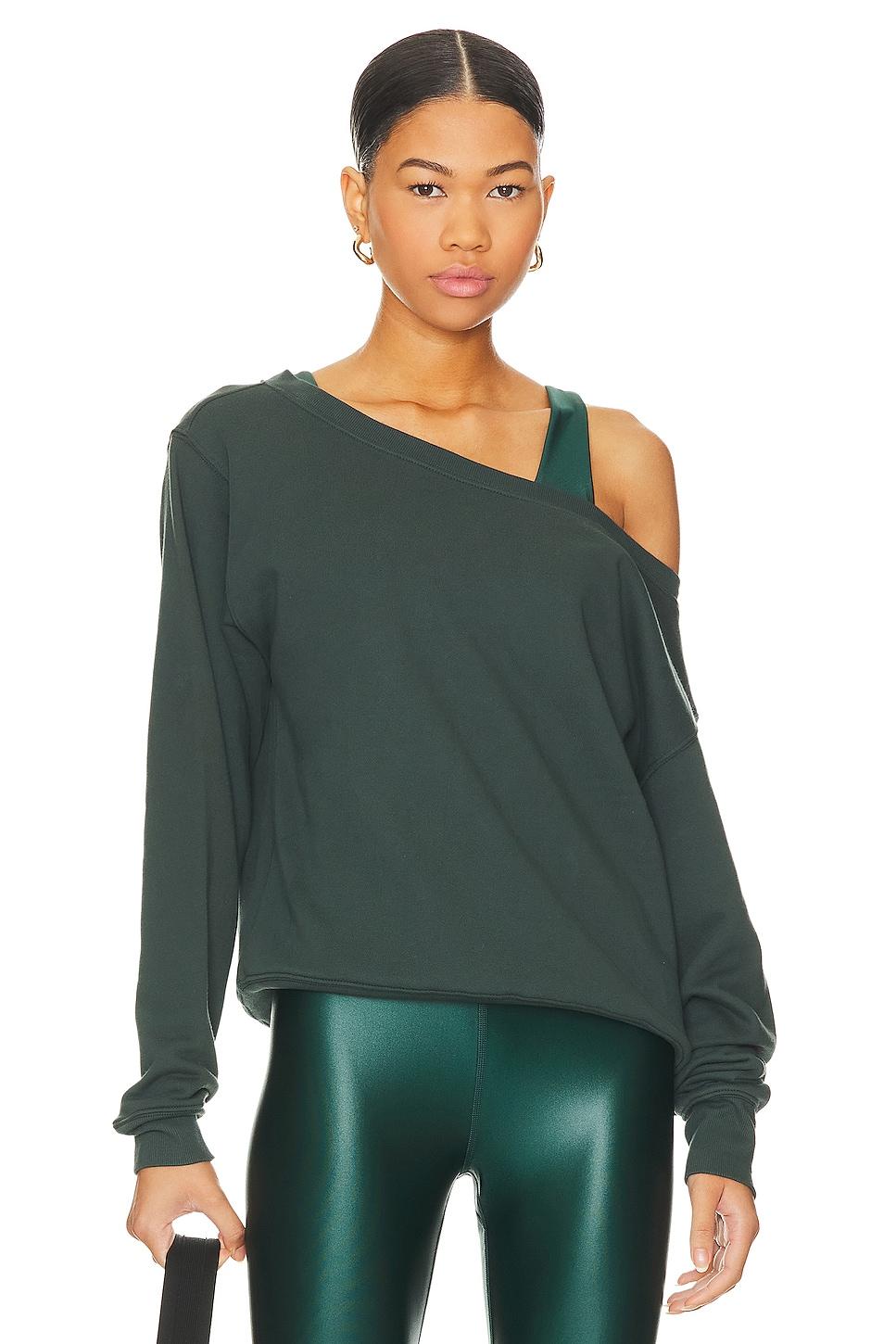 vida off shoulder sweatshirt