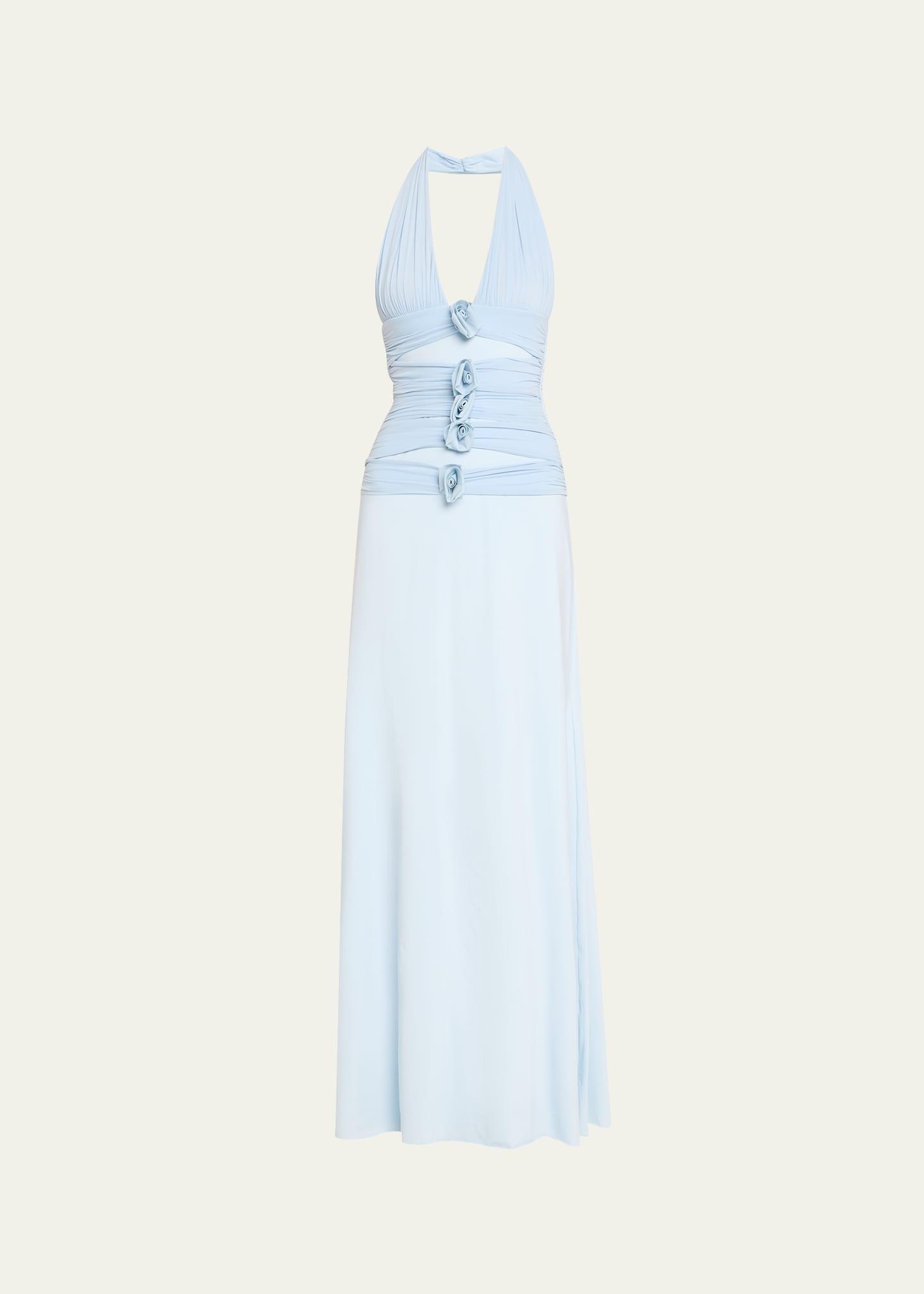 villadiego halter maxi dress