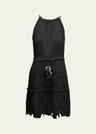 vilma tiered mini coverup dress