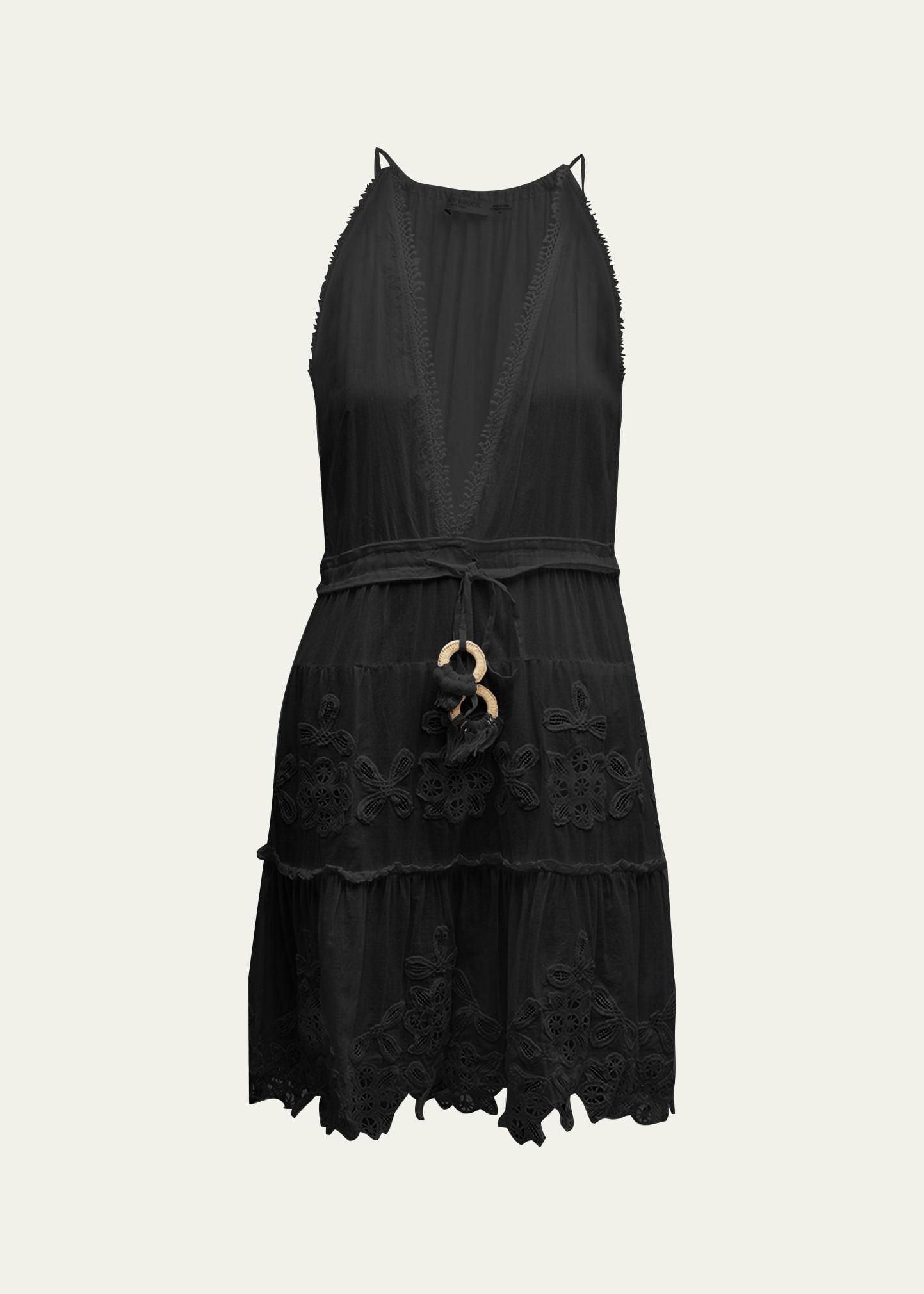 vilma tiered mini coverup dress