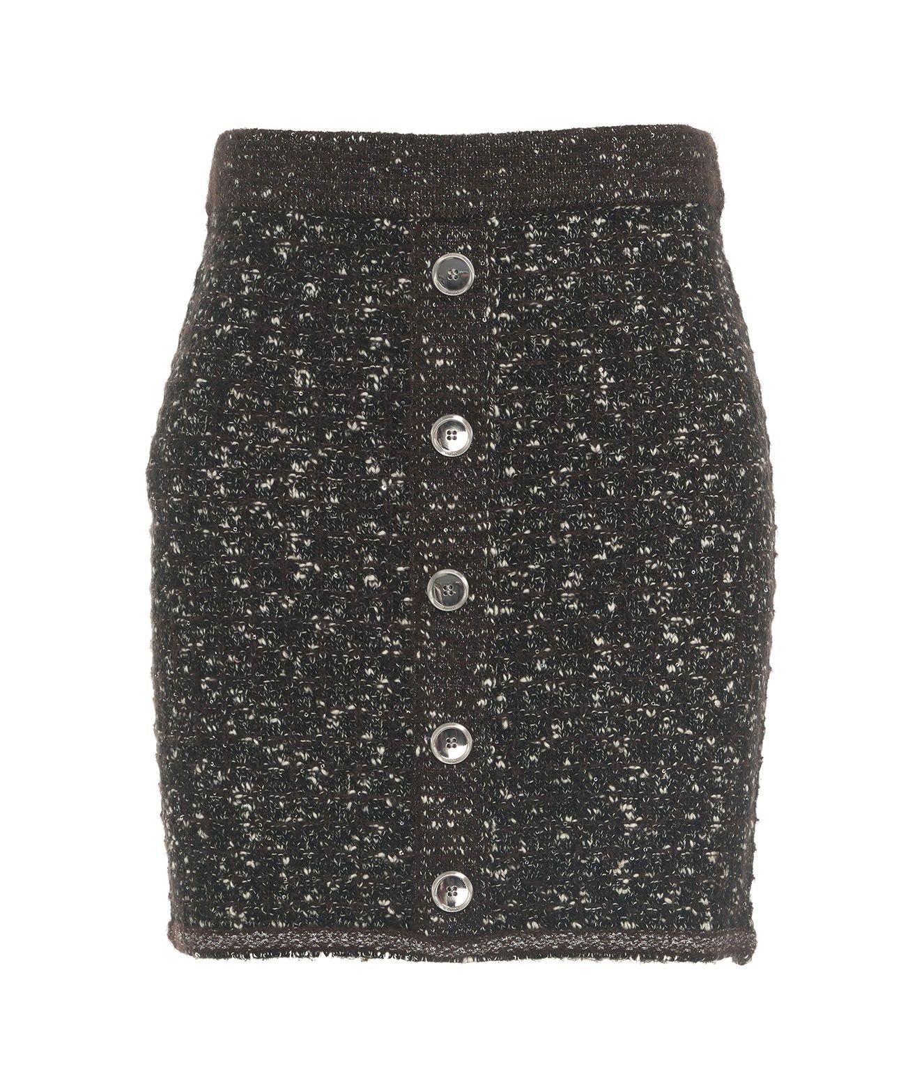 vinacciolo button detailed mini skirt