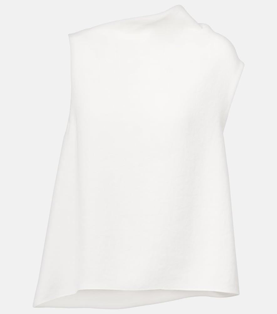 vince asymmetric draped top