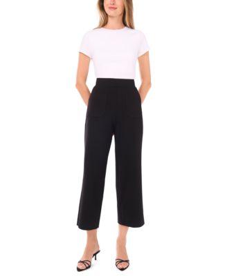 vince camuto womens pull on front pocket pants