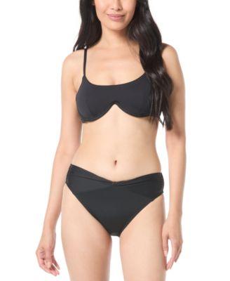 vince camuto womens scoop neck u wire bikini top bottoms