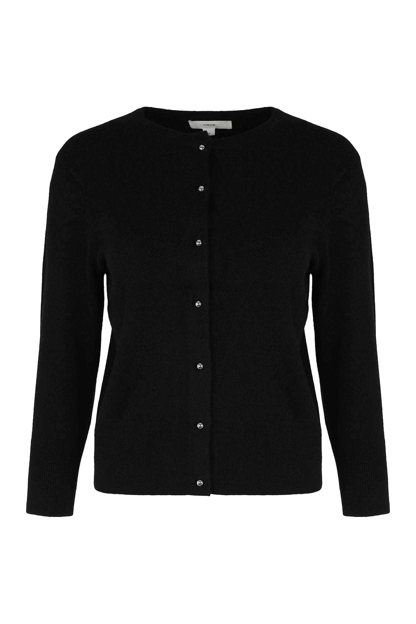 vince cardigan in mixed wool