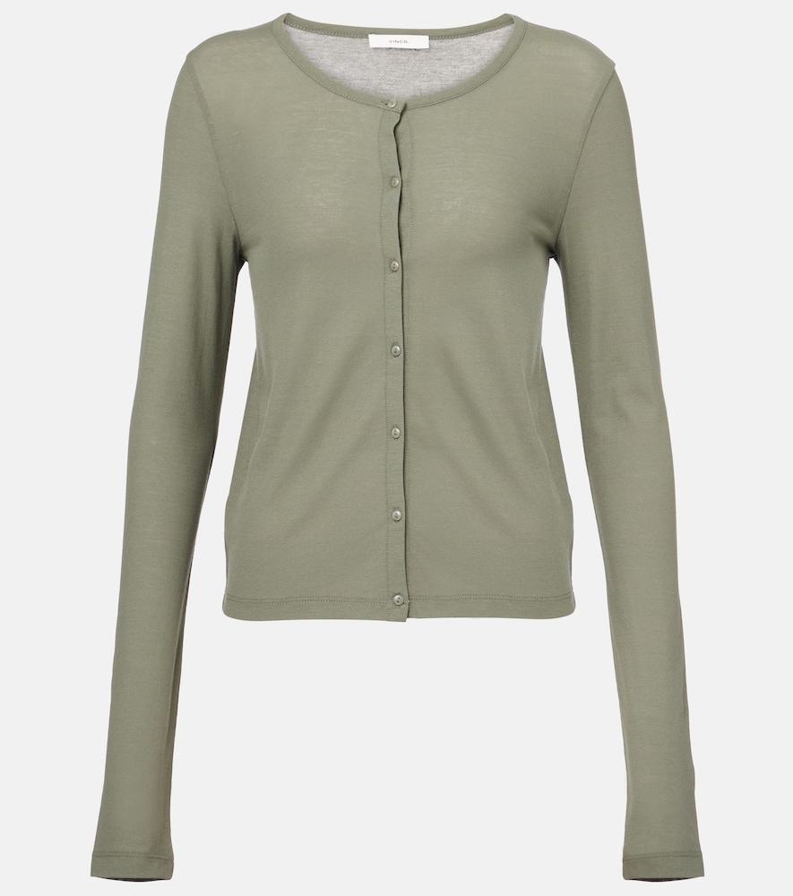 vince cotton cardigan
