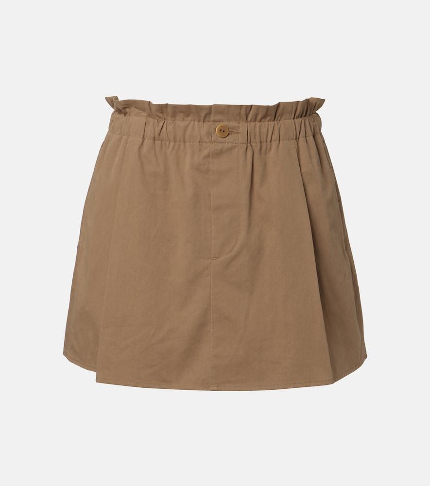 vince cotton twill skort
