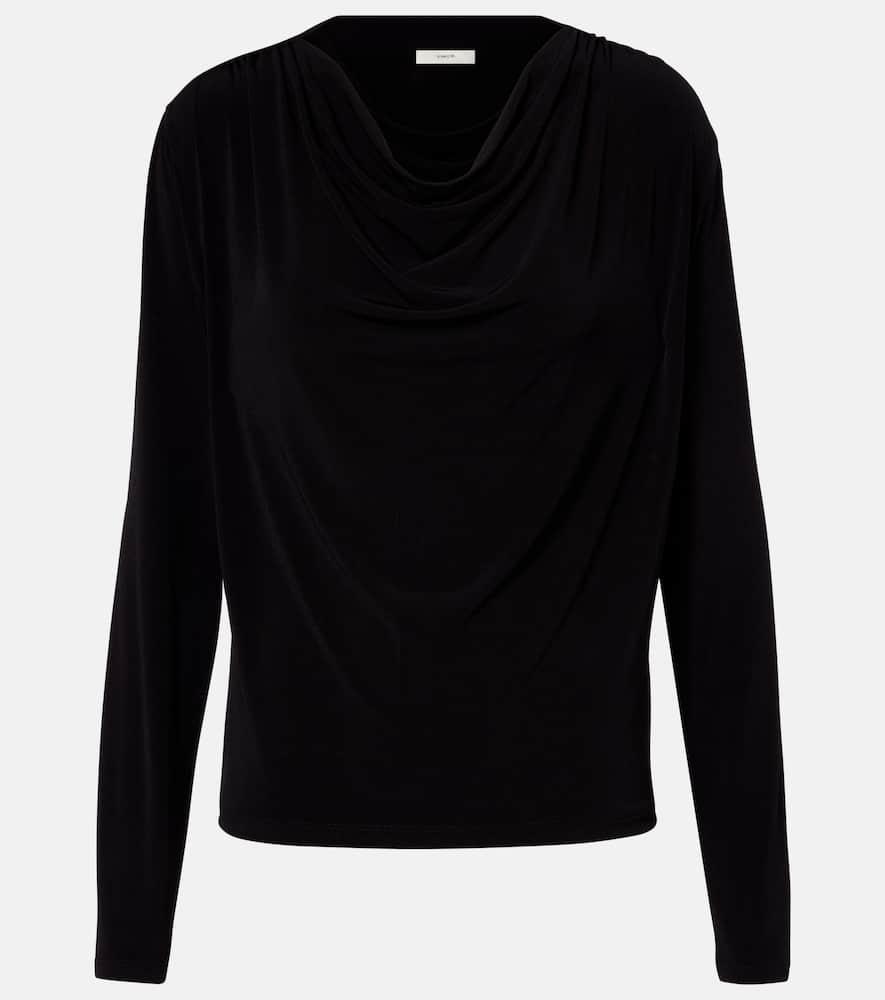 vince draped jersey top