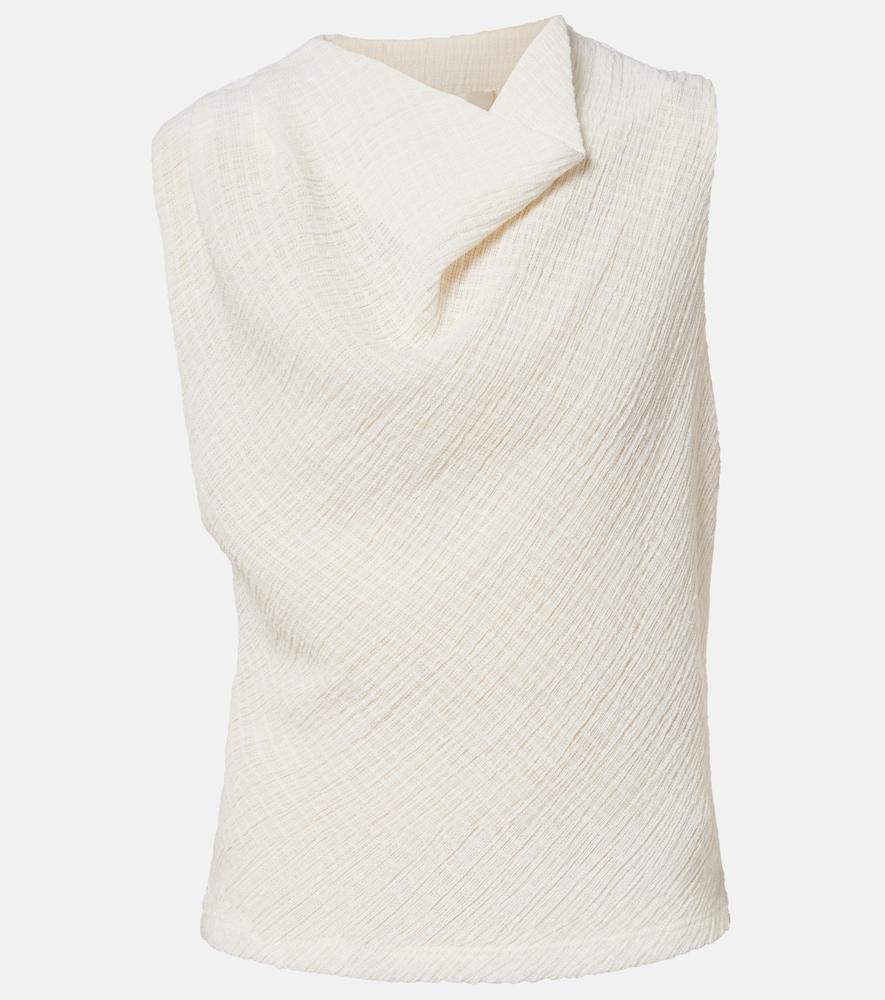 vince draped knitted top