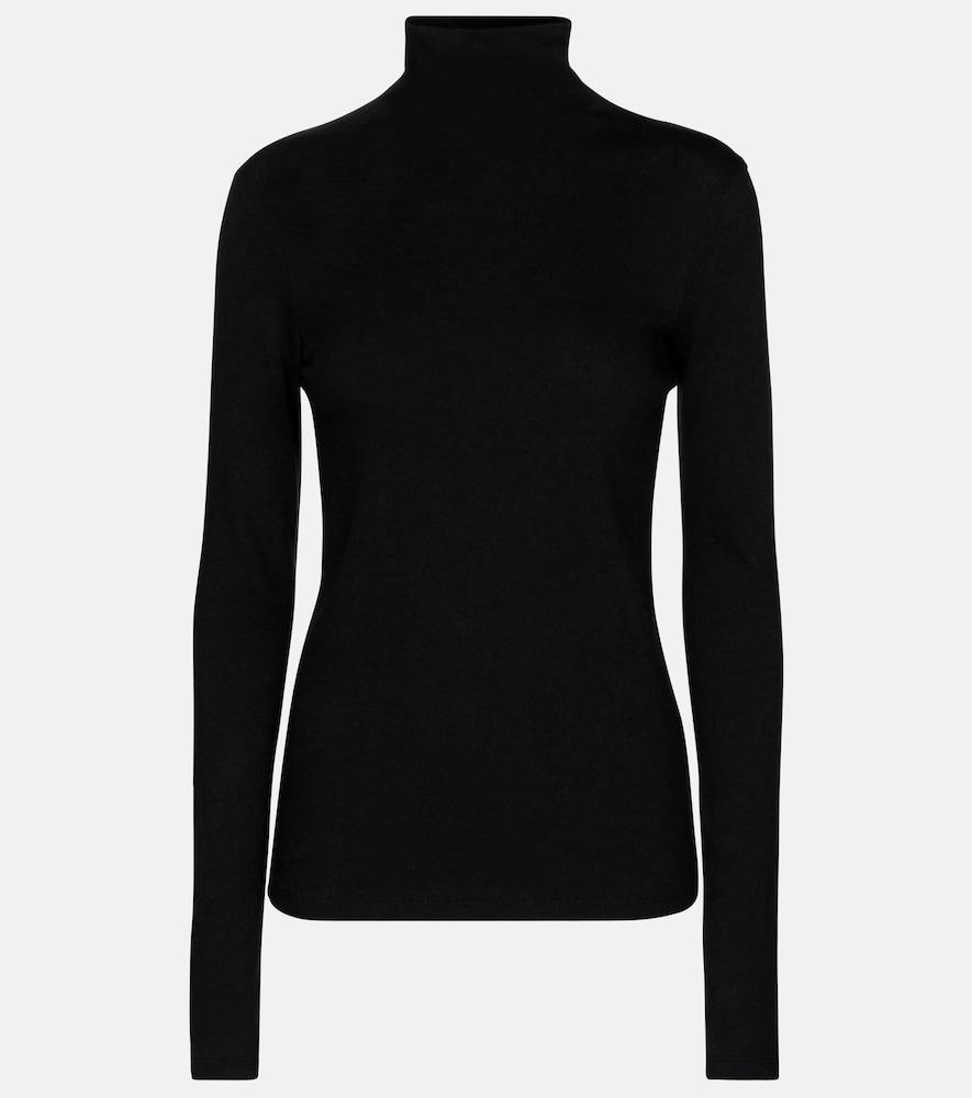 vince essential turtleneck cotton top