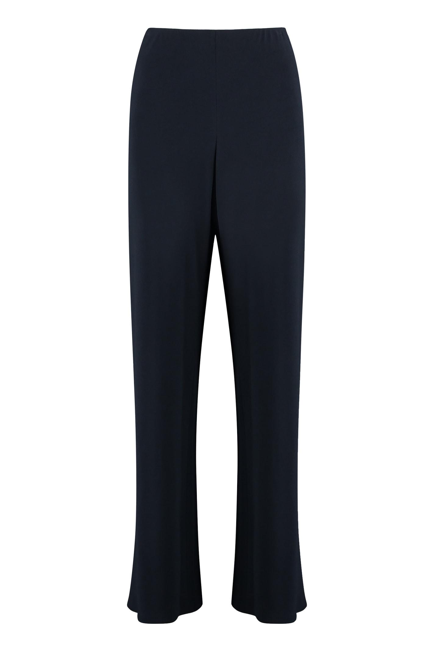 vince high-waist crêpe trousers