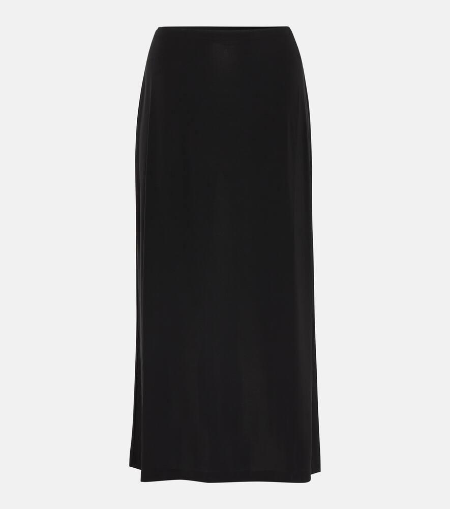 vince jersey midi skirt