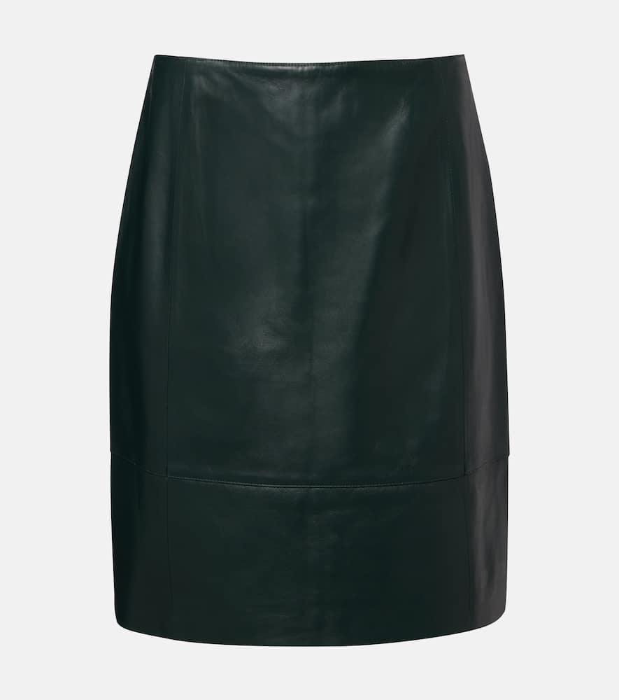 vince leather pencil skirt