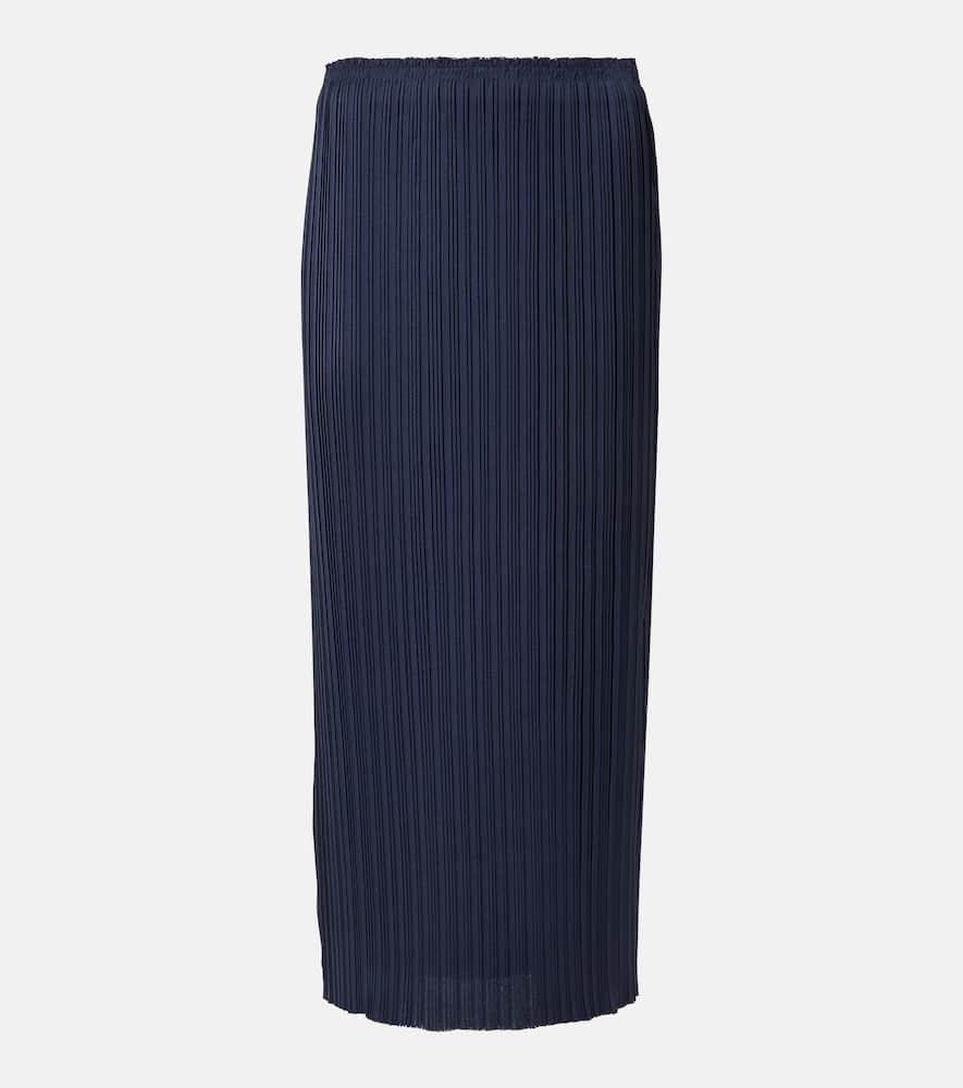 vince pleated midi skirt