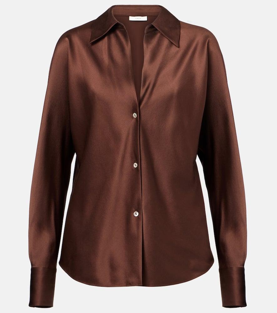 vince silk shirt