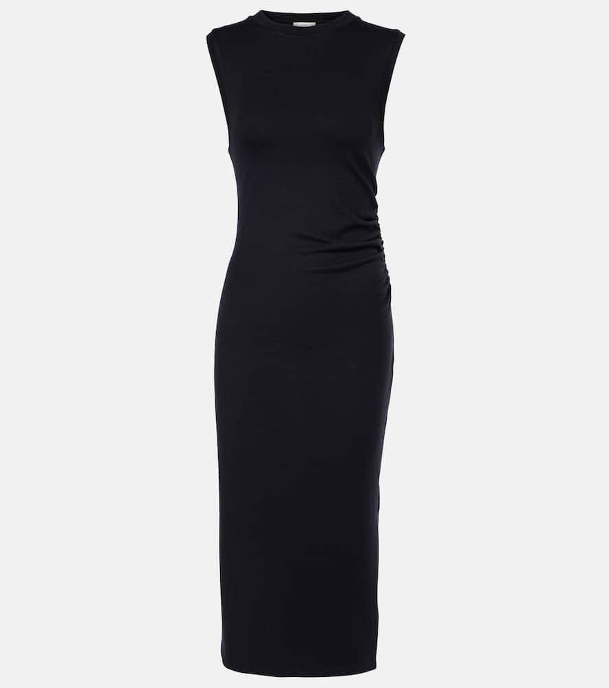 vince sleeveless midi dress