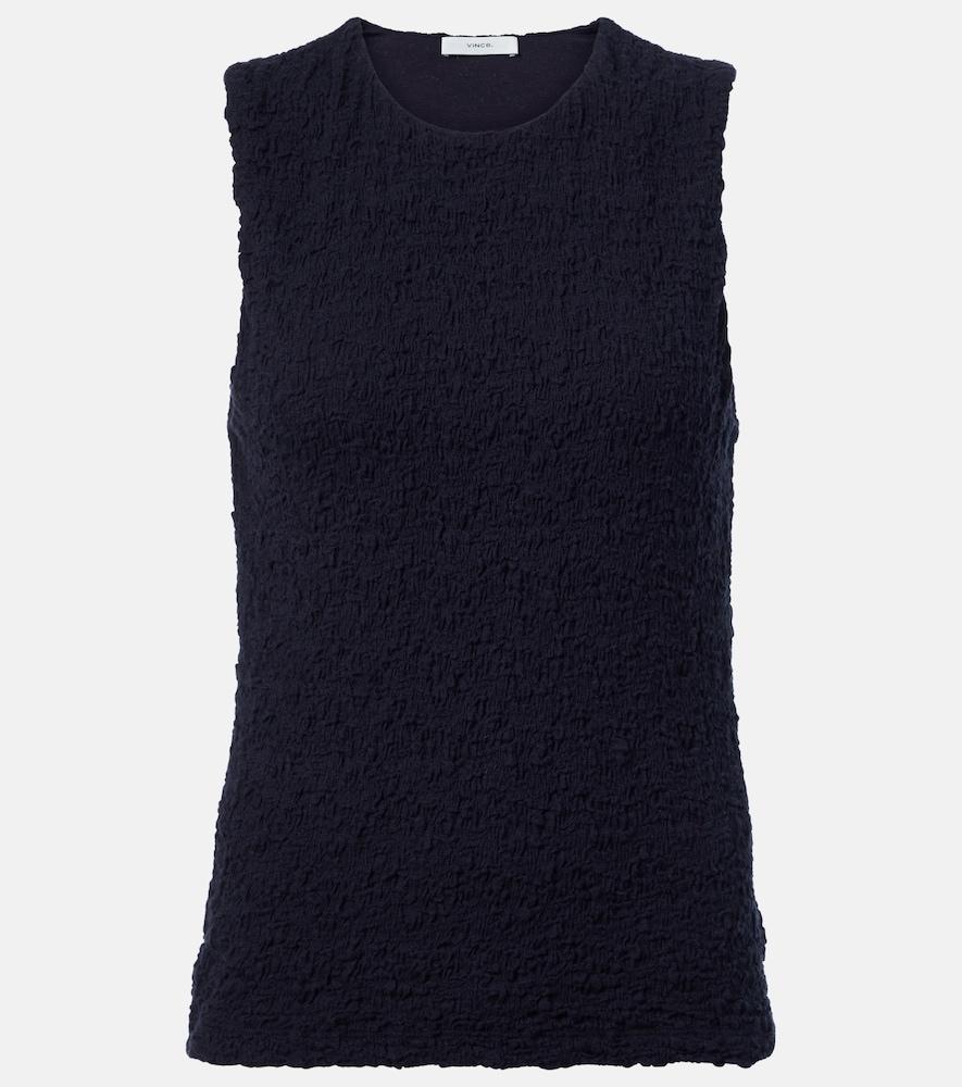 vince smocked cotton