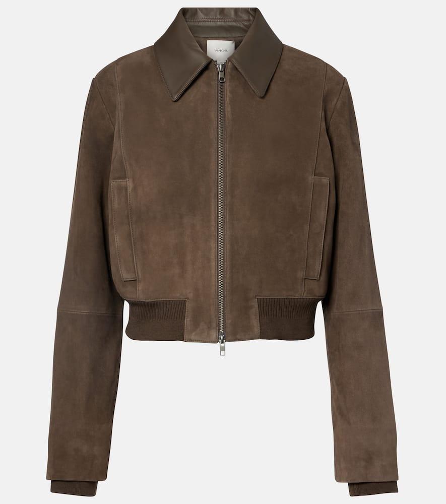 vince suede blouson jacket