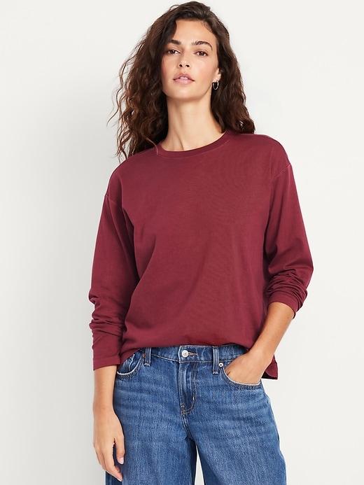 vintage crew-neck long-sleeve t-shirt