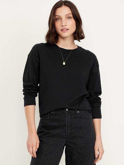 vintage crew-neck long-sleeve t-shirt