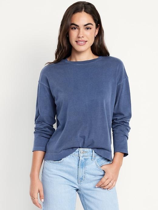 vintage crew-neck long-sleeve t-shirt