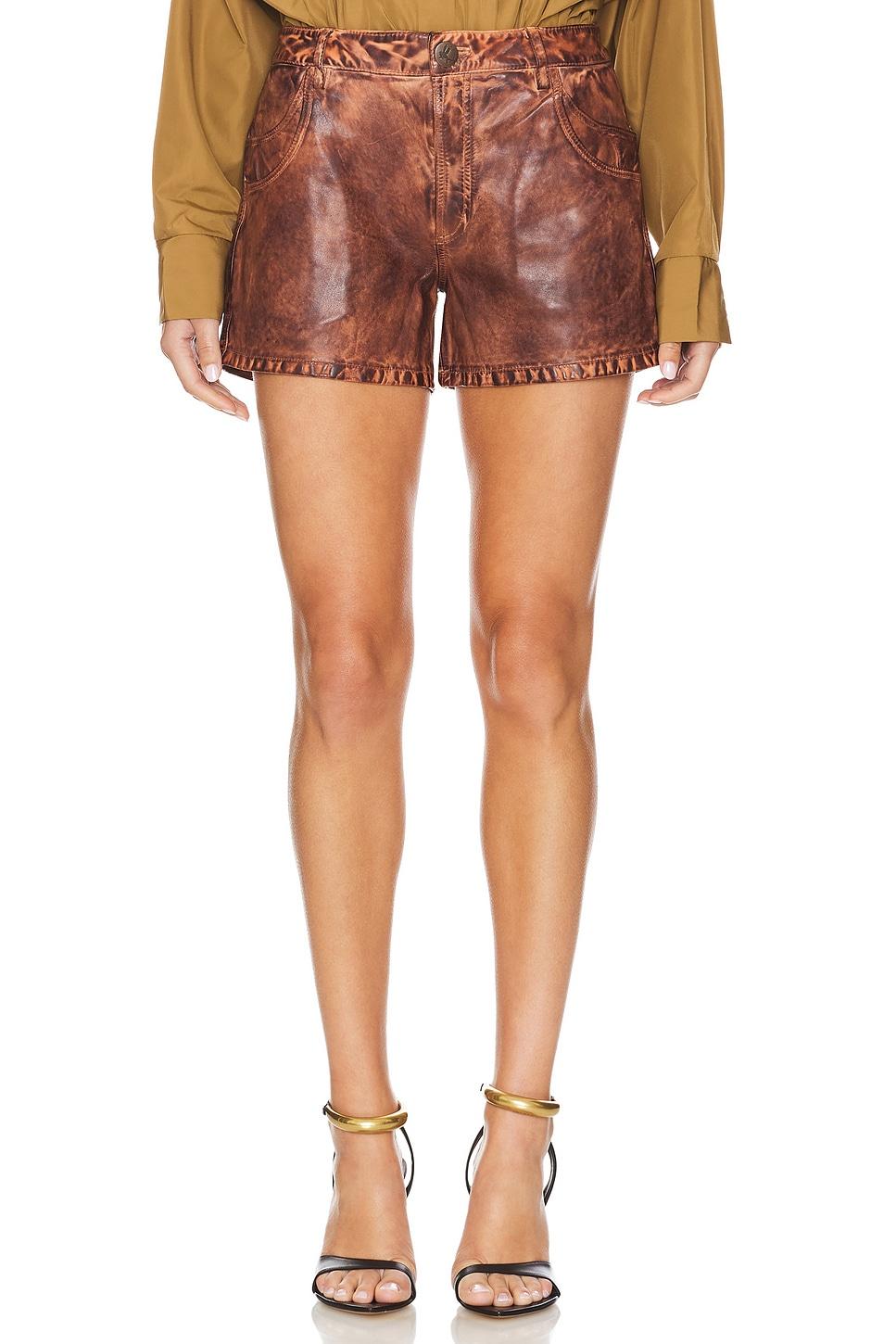 vintage leather shorts