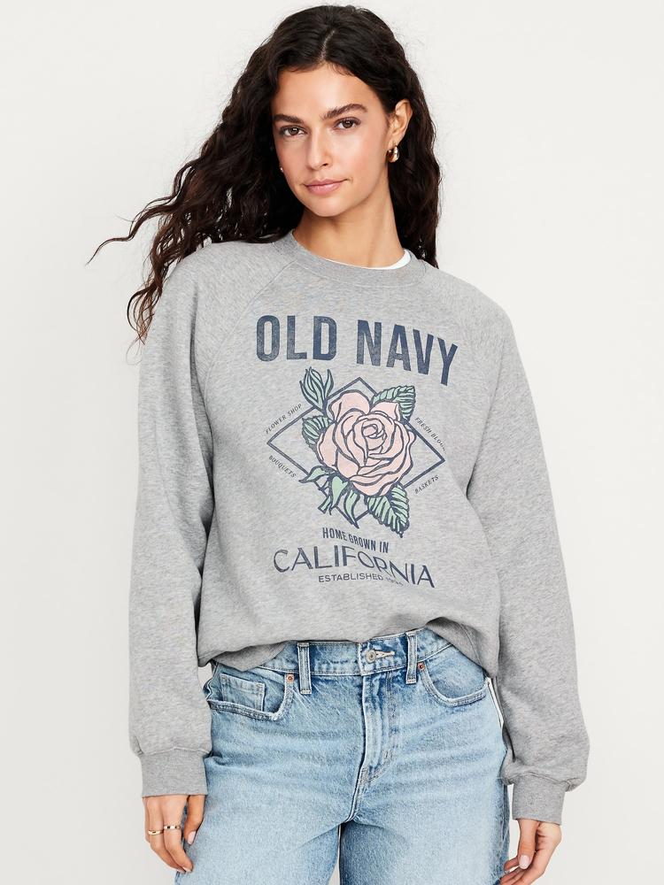 vintage logo graphic sweatshirt