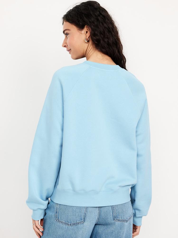 vintage logo graphic sweatshirt