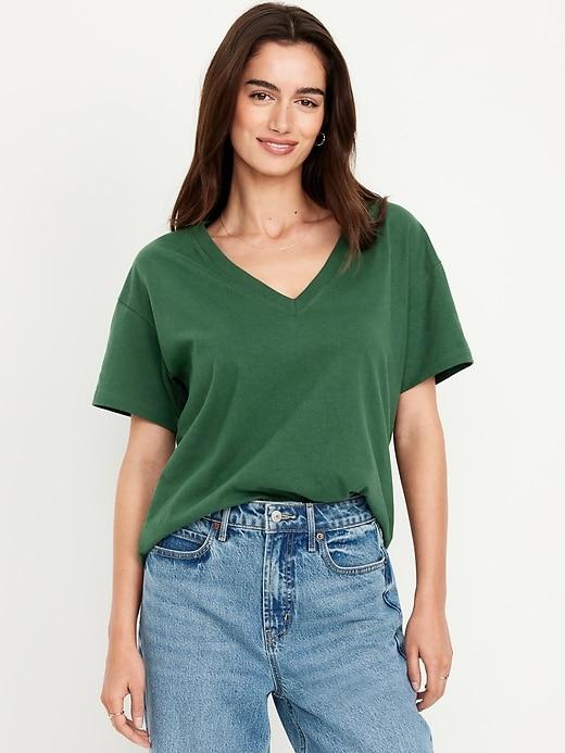 vintage v-neck t-shirt