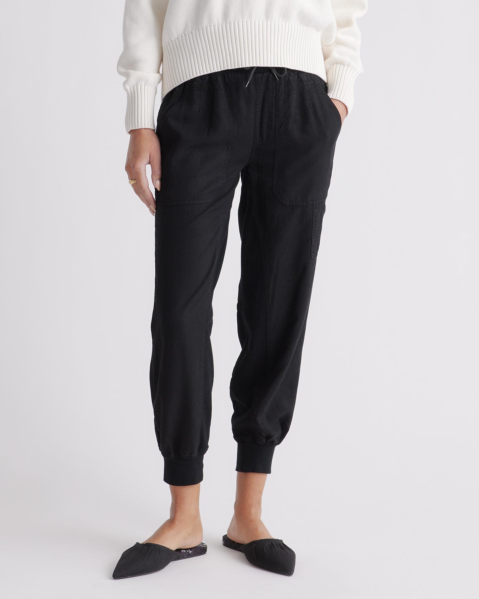 vintage wash tencel utility jogger