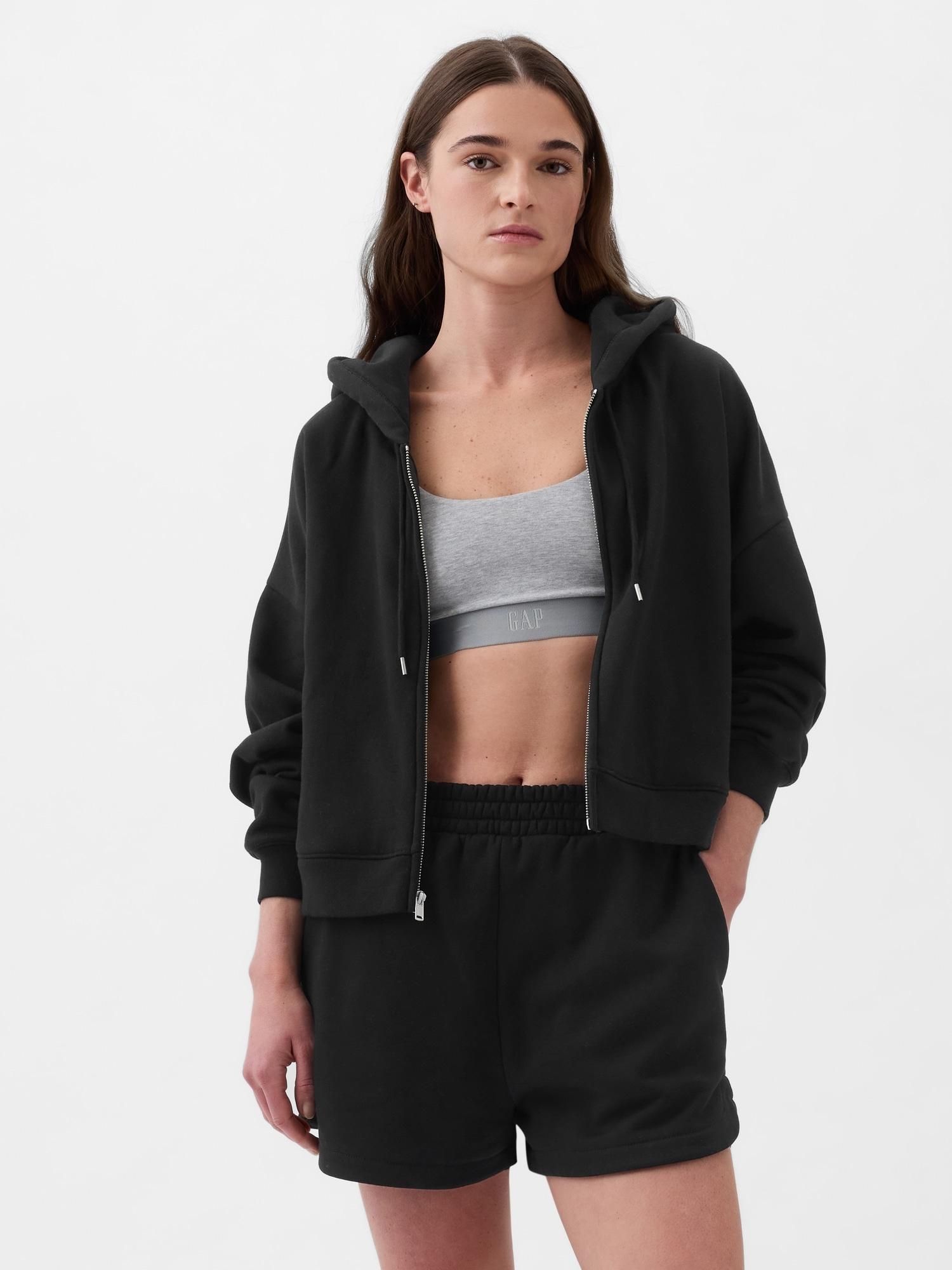 vintagesoft crop hoodie