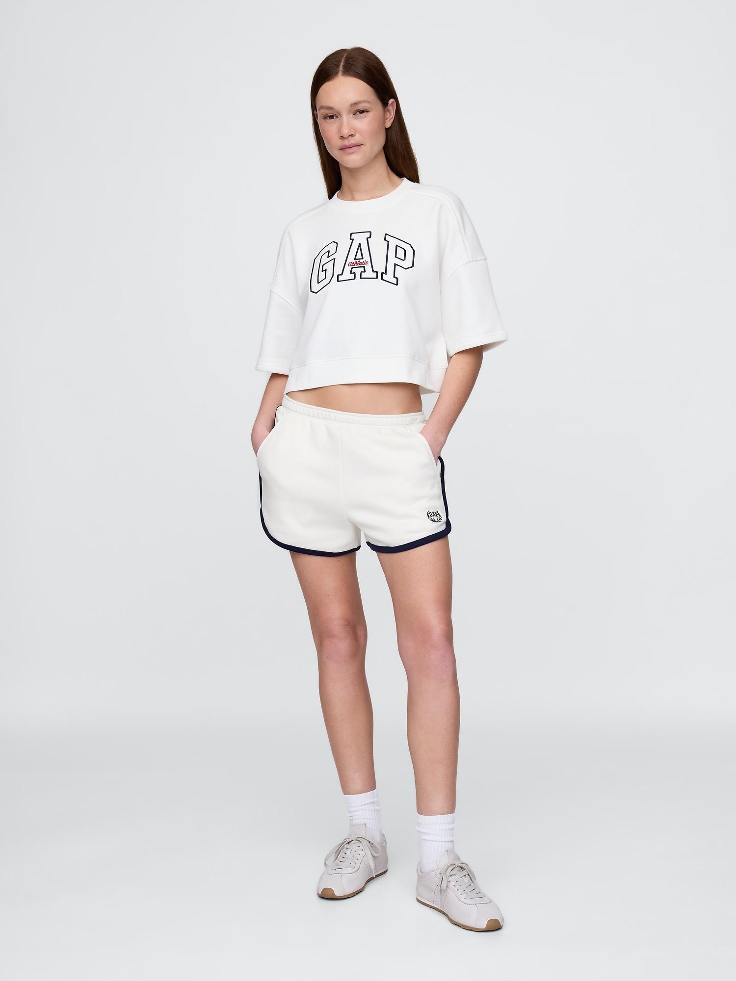 vintagesoft gap logo dolphin sweat shorts