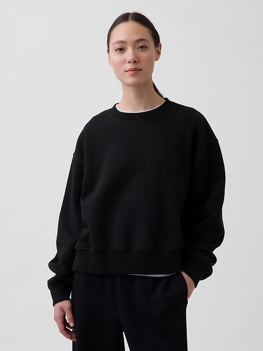 vintagesoft oversized split-hem sweatshirt