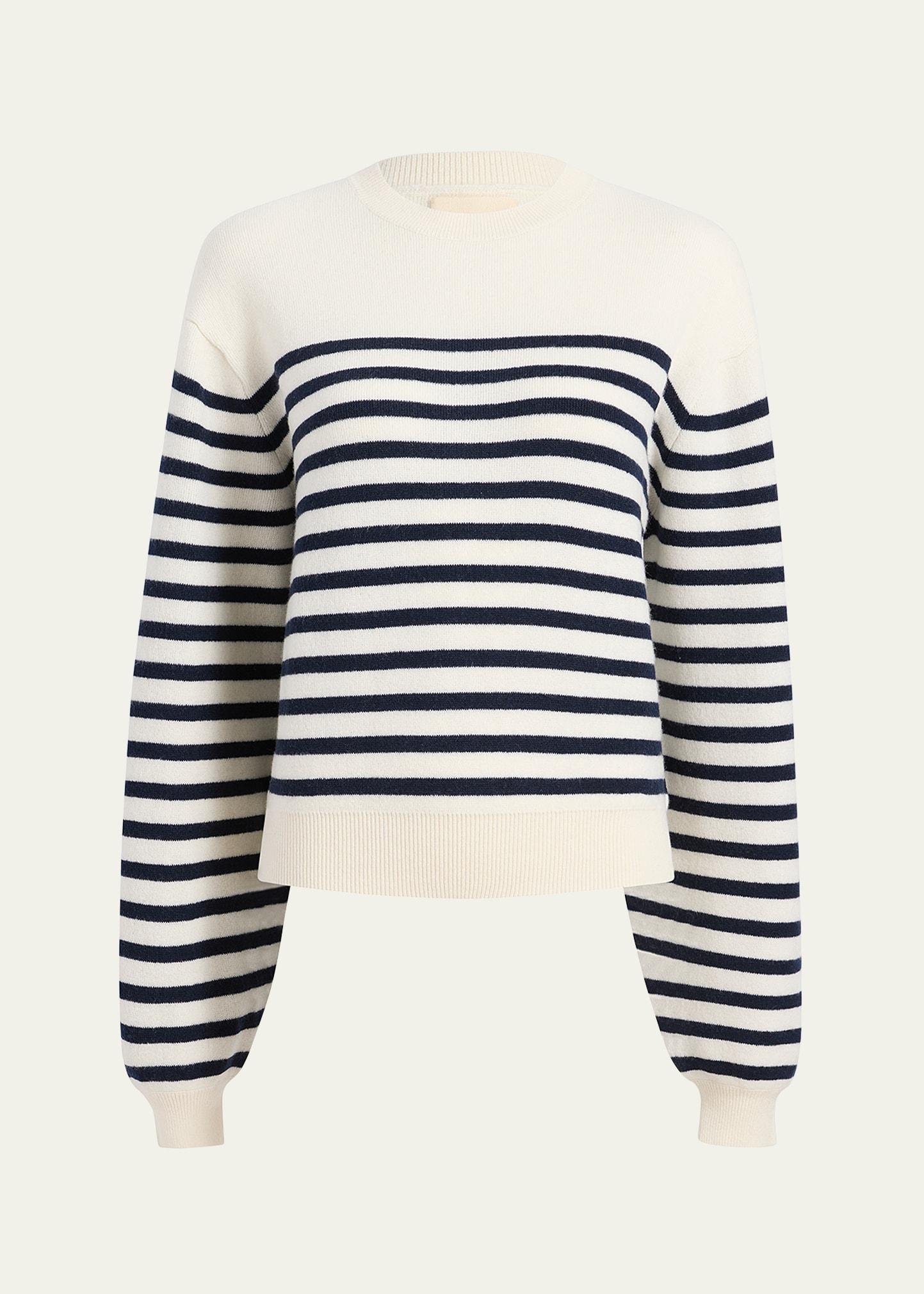 viola striped cashmere sweater