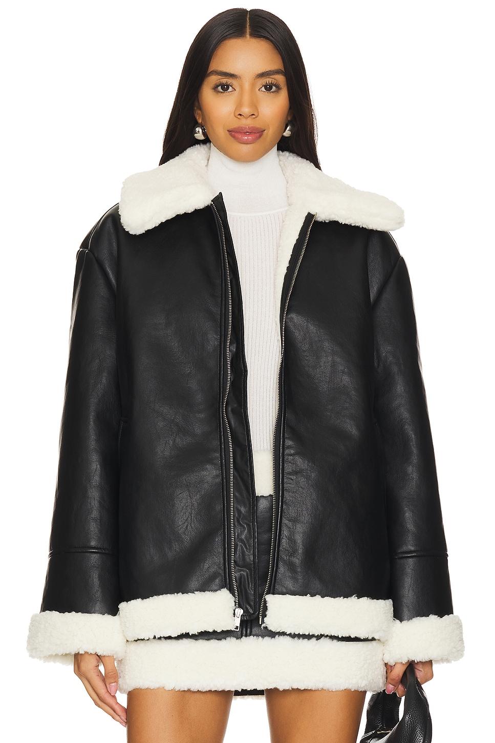 violetta faux leather jacket