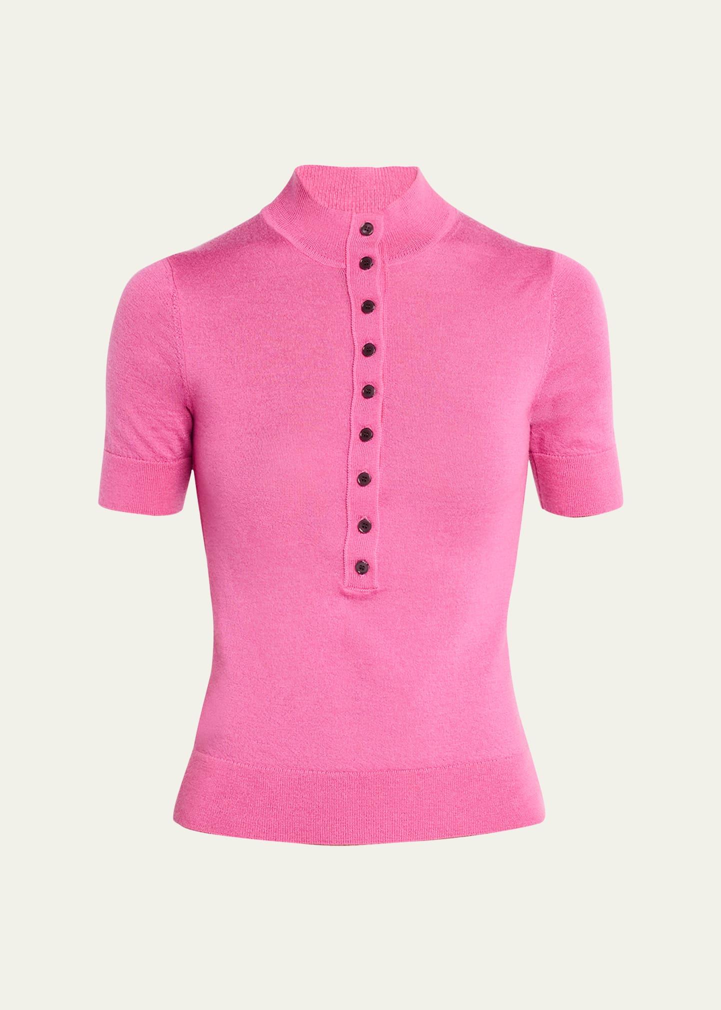 violette mock-neck cashmere sweater
