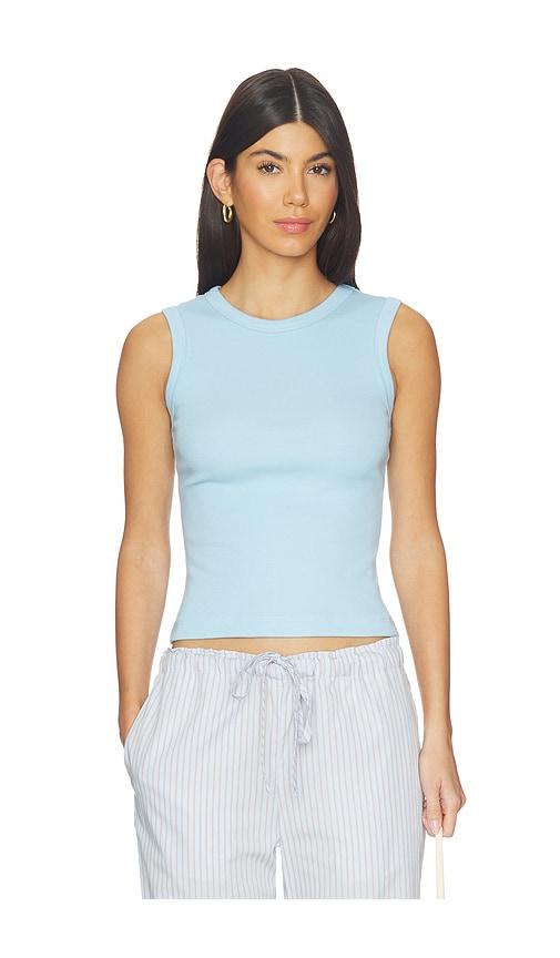 vir vita mila tank in baby blue.