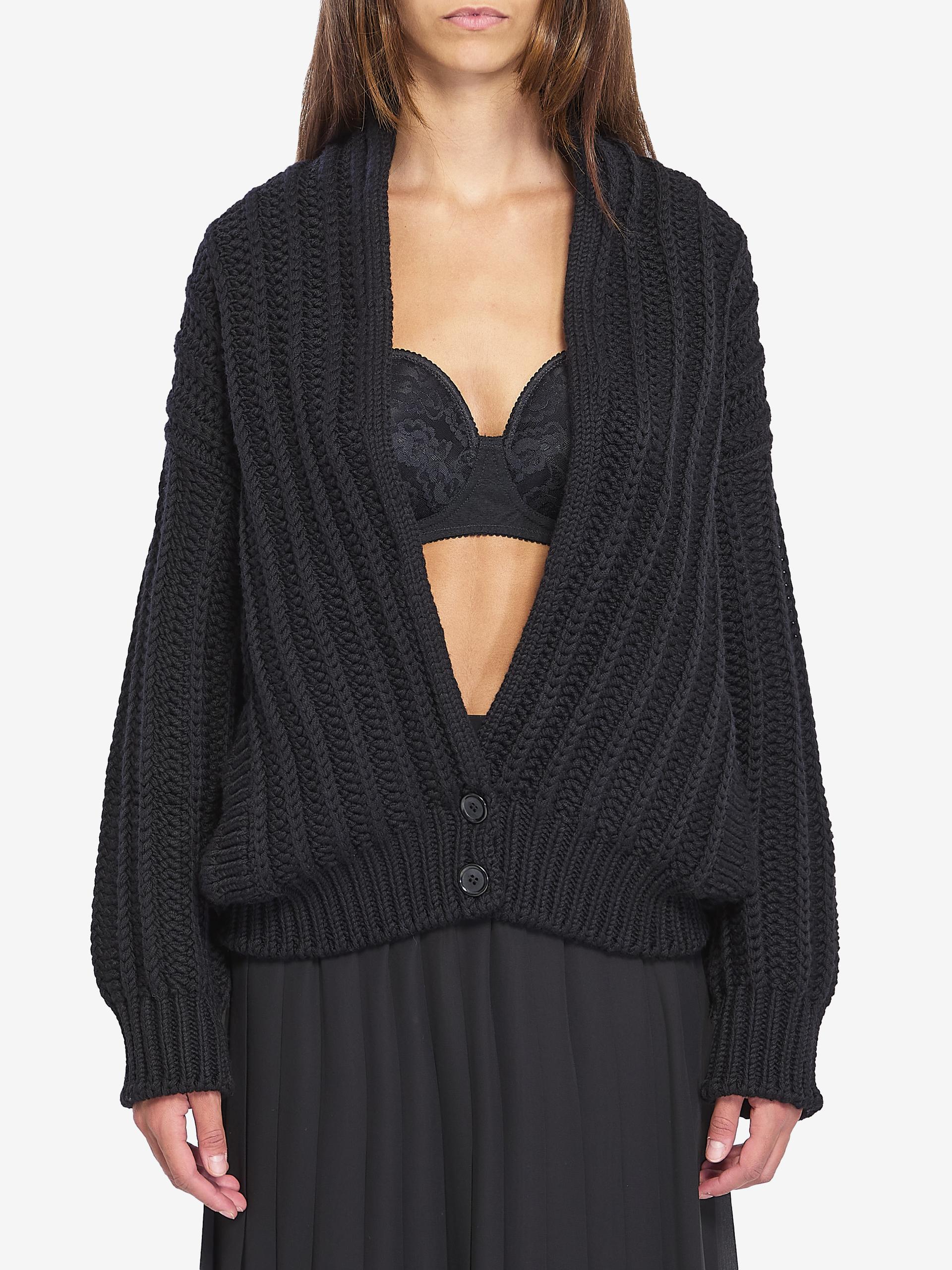 virgin wool cardigan