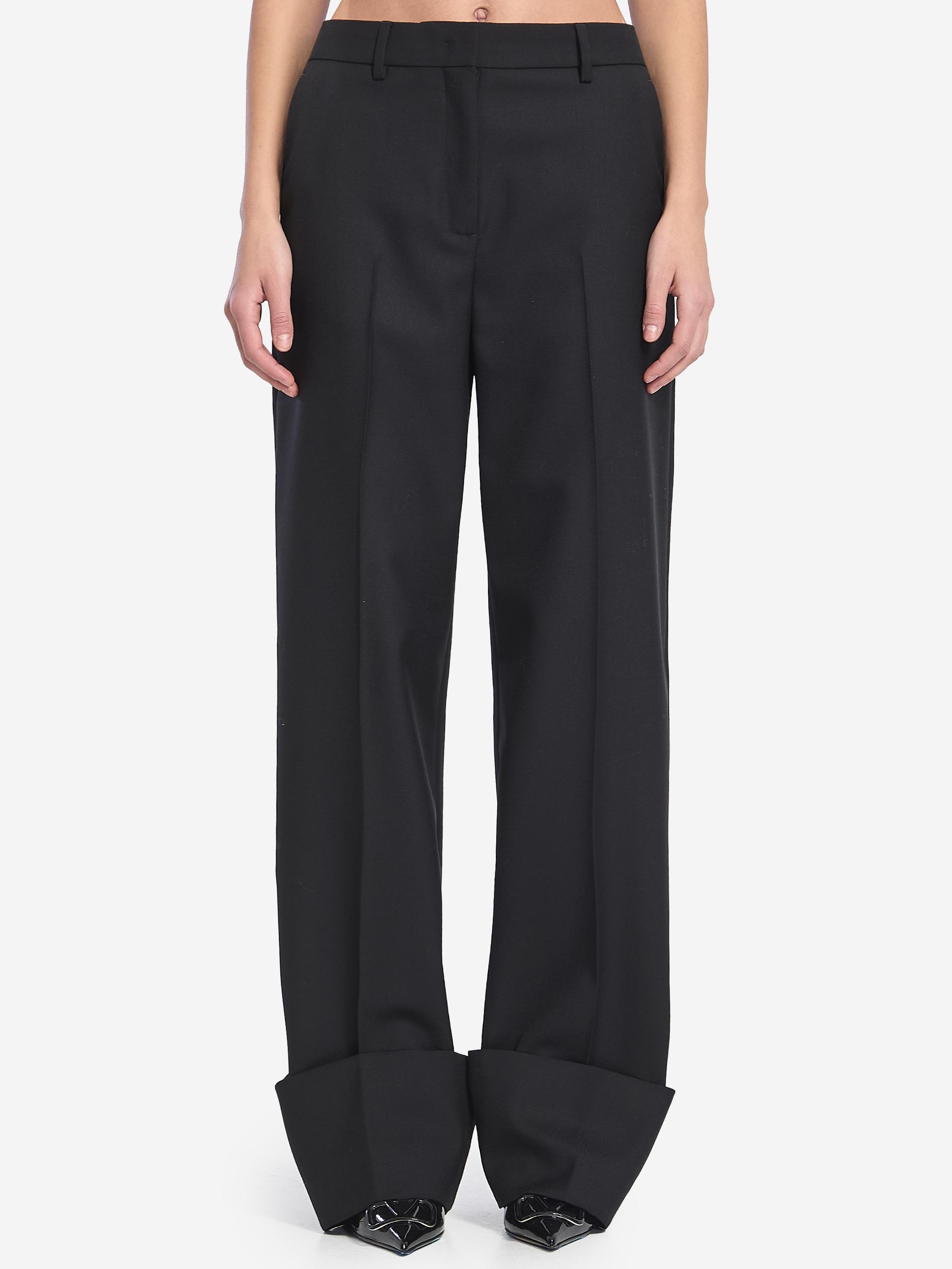 virgin wool trousers