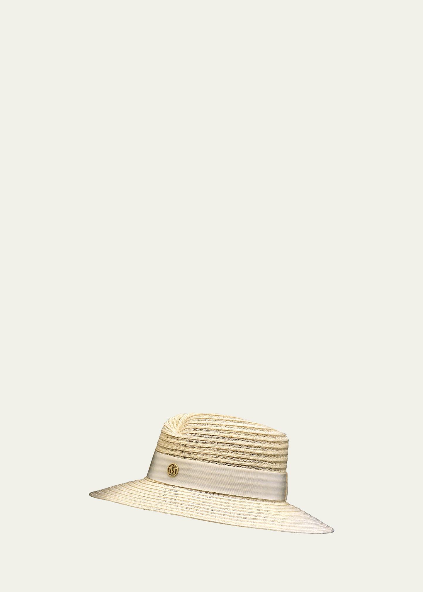 virginie straw fedora hat
